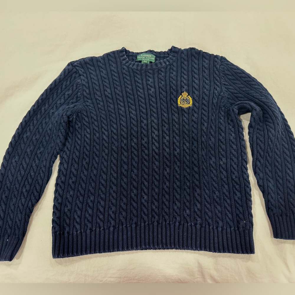 Ralph Lauren 100% cotton woman’s knitted sweater.
